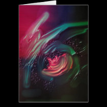 "A Schism Of Shadows" Vertical Card cards