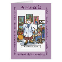 A School Nurse is... card