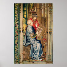 A Scribe Writing an Account Poster