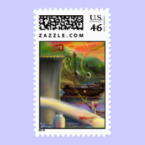 A Sea View Postage Stamp