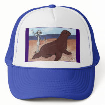 A Seal Friend Hat by Quantum_Art_Nerd A Seal Friend Hat