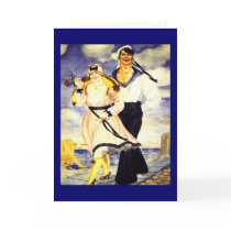 A Seaman and His Sweetheart Card