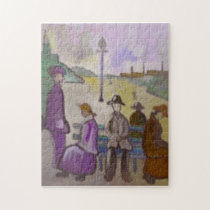 A seat in the park digitally altered puzzle