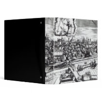 A Section of a Map of Milan, 1640 3 Ring Binder