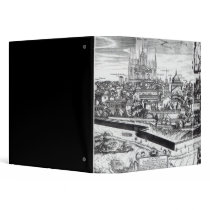 A Section of a Map of Milan, 1640 3 Ring Binder