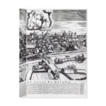 A Section of a Map of Milan, 1640 Postcards