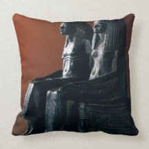 A seigneurial couple in ceremonial clothes, New Ki Pillows
