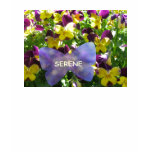 A Serene Pansy Garden Kids T-Shirt