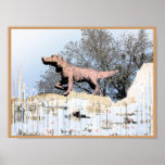 A Setter in the Court Yard of Wonders Posters