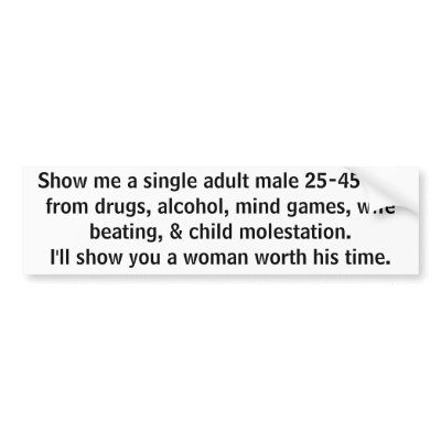 A SF looking for SM sober Bumper sticker by elshakirby