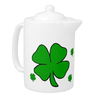 Irish Shamrock Teapots