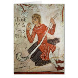 A shepherd playing a flageolet cards