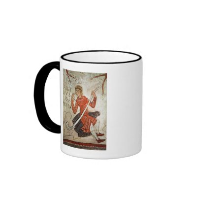 A shepherd playing a flageolet mugs by bridgemanart