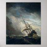 A Ship in Need in a Raging Storm posters
