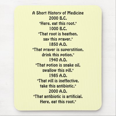 A Short History of Medicine Mousepad by Maddyx2