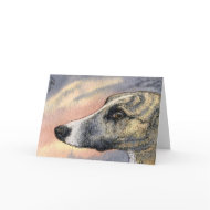 A Shy, Handsome Hound card