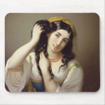 A Sicilian Playing with her Hair Mouse Pads