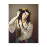 A Sicilian Playing with her Hair Post Cards