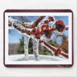 A sign of winter mouse pad