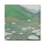 A Silent Corner in Moutains Refrigerator Magnet