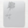 a silent single rose greys mousepad