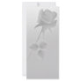 a silent single rose greys customized rack card