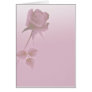 a silent single rose pink cards