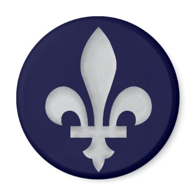 A Silver Fleur-de-lys Magnet by DigitalDreambuilder