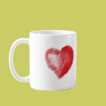 A simple heart mugs