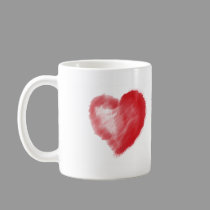 A simple heart mugs