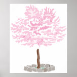 A Single Cherry Blossom Tree Posters