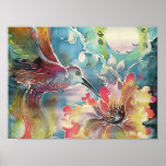 A Single Hummingbird Posters