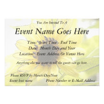 A Single Lemon Yellow Sunflower Invites