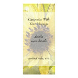 A Single Lemon Yellow Sunflower Rack Card Template