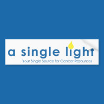 A Single Light bumper stickers