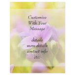 A Single Purple Rock Cress Flower Custom Flyer