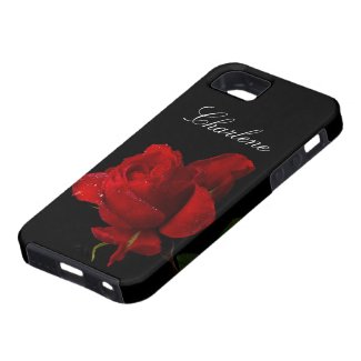 A Single Red Rose iPhone 5 Case