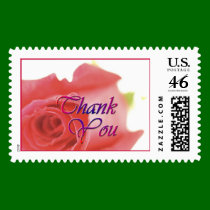 A Single Rose (1A) Thank You postage by bridalbydesign A Single Rose (1A) Thank You postage