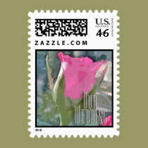 A Single Rosebud Opening #2 postage