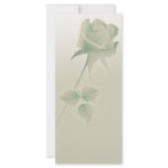 a single silent rose custom rack cards