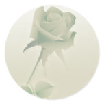 a single silent rose stickers