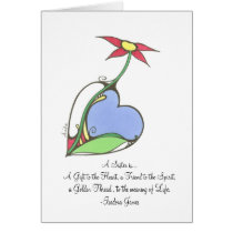 A Sister is...A Gift to the Heart... cards