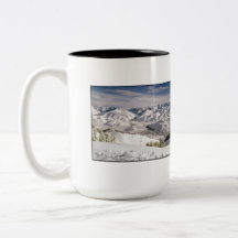 A Skiers View from the Top of Bald Mountain Mug