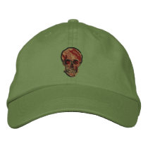 A Skull by Vincent van Gogh embroidered hats by Ladiebug A Skull by Vincent van Gogh embroidered hats