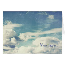 A Slice of Heaven Cloudy Sky Beautiful Clouds Art cards