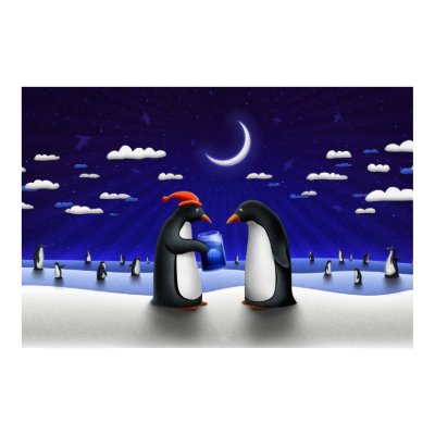 A Small Gift For Christmas Poster by vladstudio