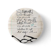 a smart person... buttons by volume25 a smart person... buttons