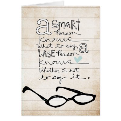 a smart person... cards by volume25