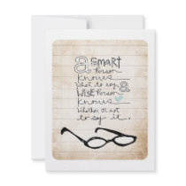 a smart person... announcement