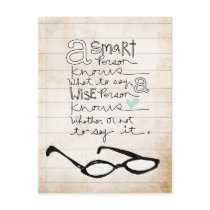 a smart person... postcards